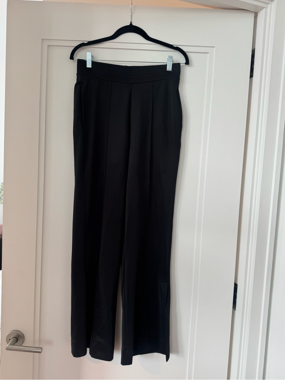 Zara Black Wide-Leg Trousers